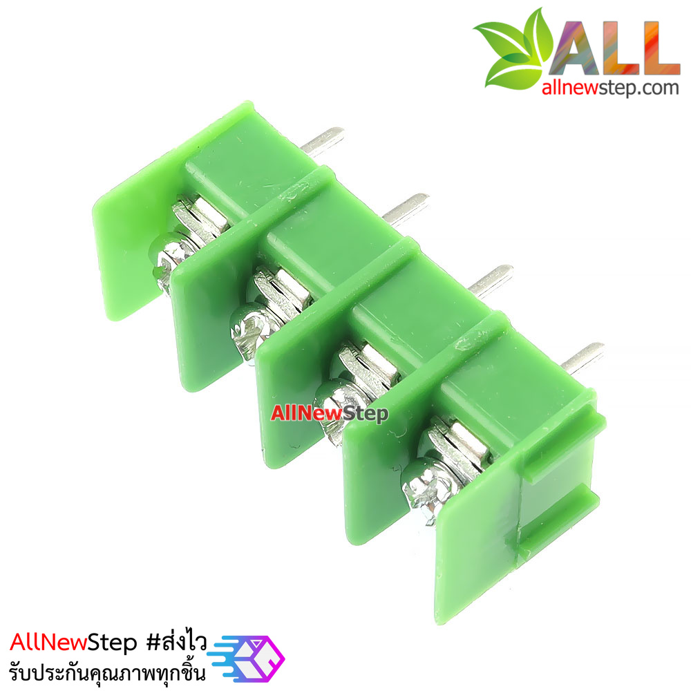 ขั้วต่อ terminal block 4 ขา ระยะห่าง 7.62mm 300v 20a