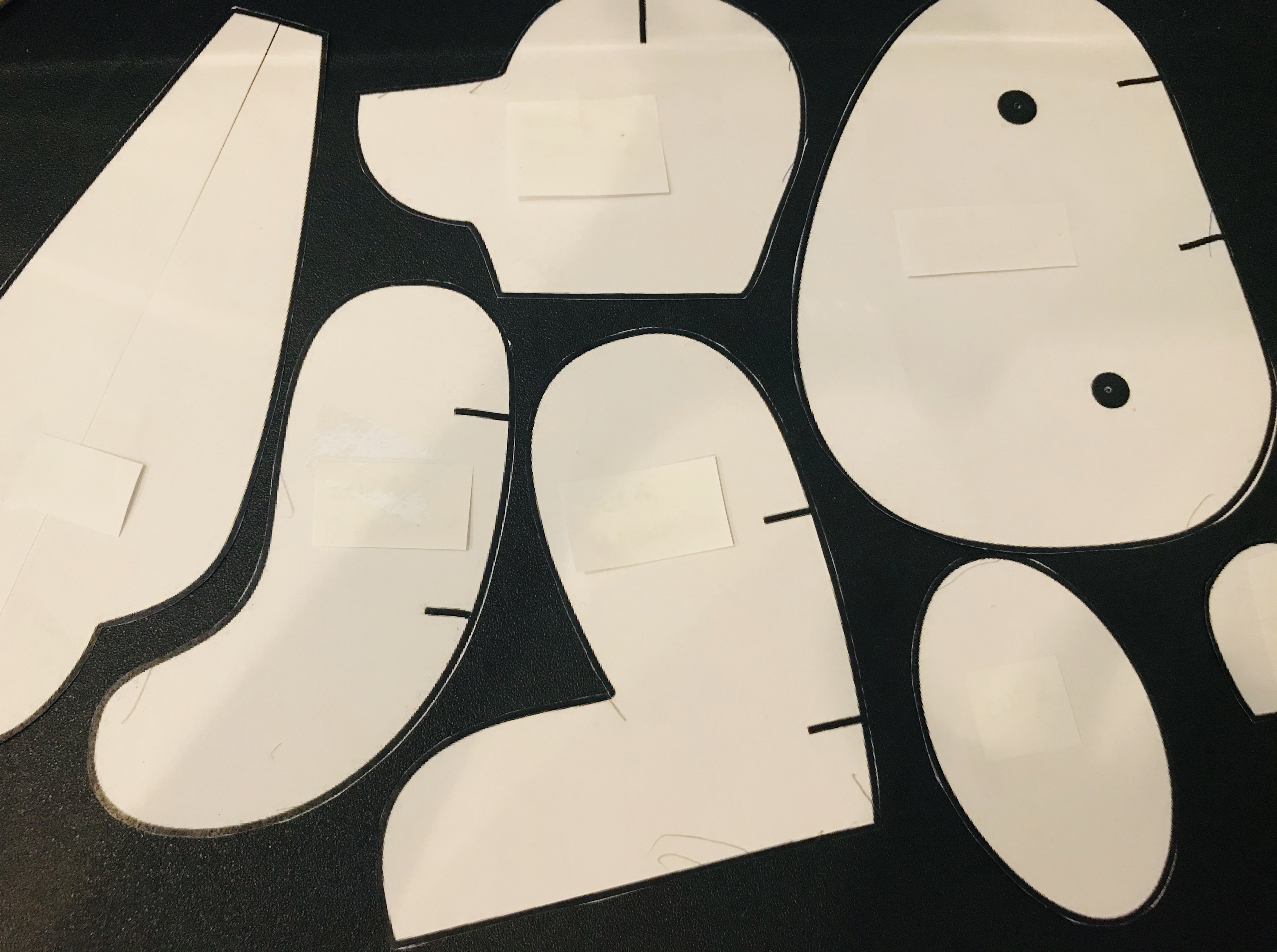 แพทเทิร์น สำหรับตัดตุ๊กตาหมี