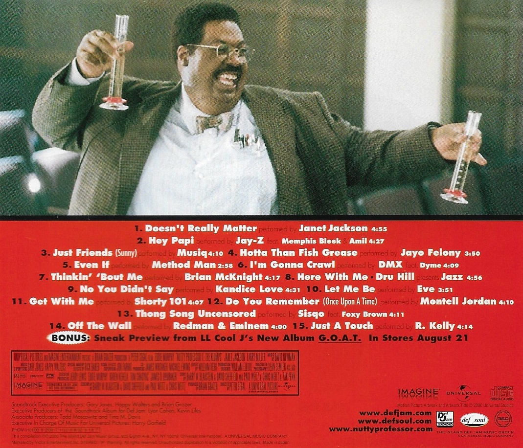 Used CD,Nutty Professor II The Klumps Soundtrack (A+)(Various Artists)(Soundtrack)(OST.)(2000)(Japan)