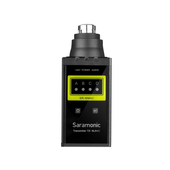 Saramonic SR-XLR4C 4 Channel VHF Wireless XLR Plug-in Microphone Transmitter for the SR-WM4C Wireless System