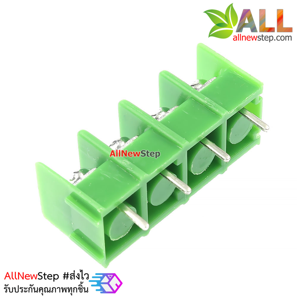 ขั้วต่อ terminal block 4 ขา ระยะห่าง 7.62mm 300v 20a