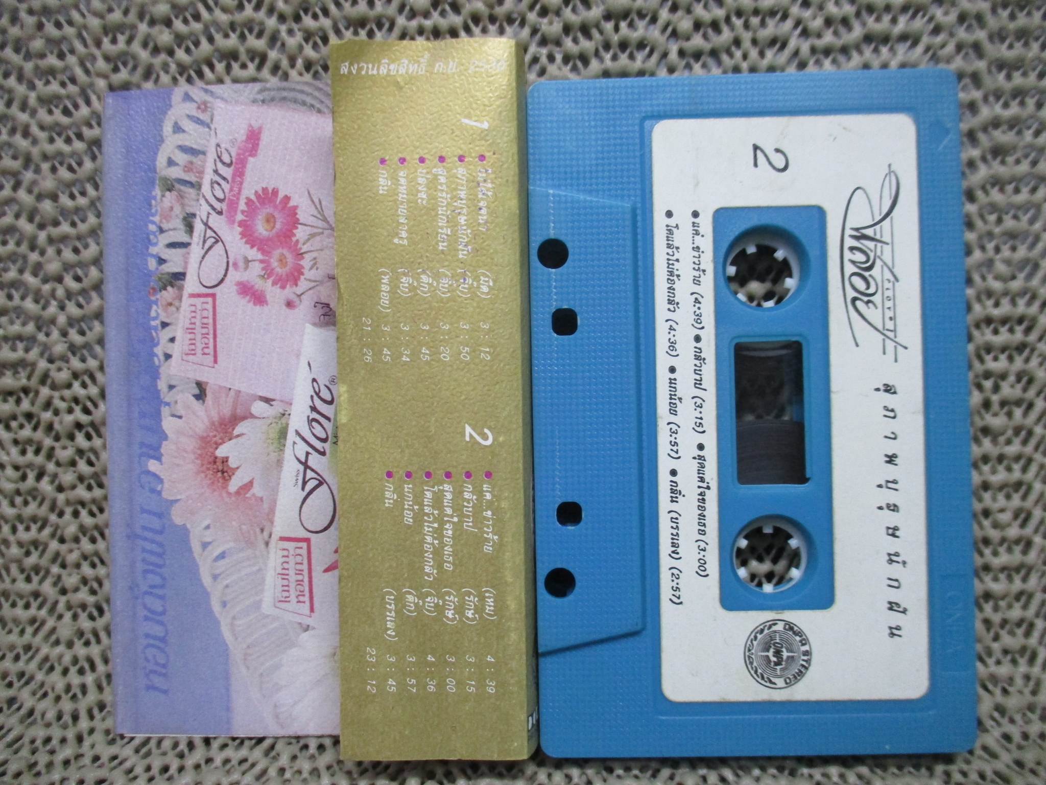 เทปเพลงไทยสากล วงพลอย อัลบั้ม สุภาพบุรุษนักฝัน สภาพดี ปกสวย ตัวหนังสือชัด