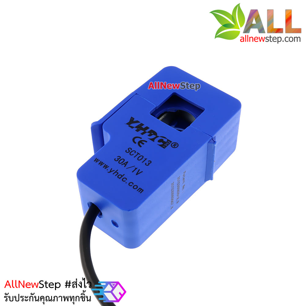 SCT-013-030 CT 0-30A to 0-1V Non-Invasive Current Sensor เซนเซอร์วัดกระแสไฟฟ้าแบบครอบ 30A