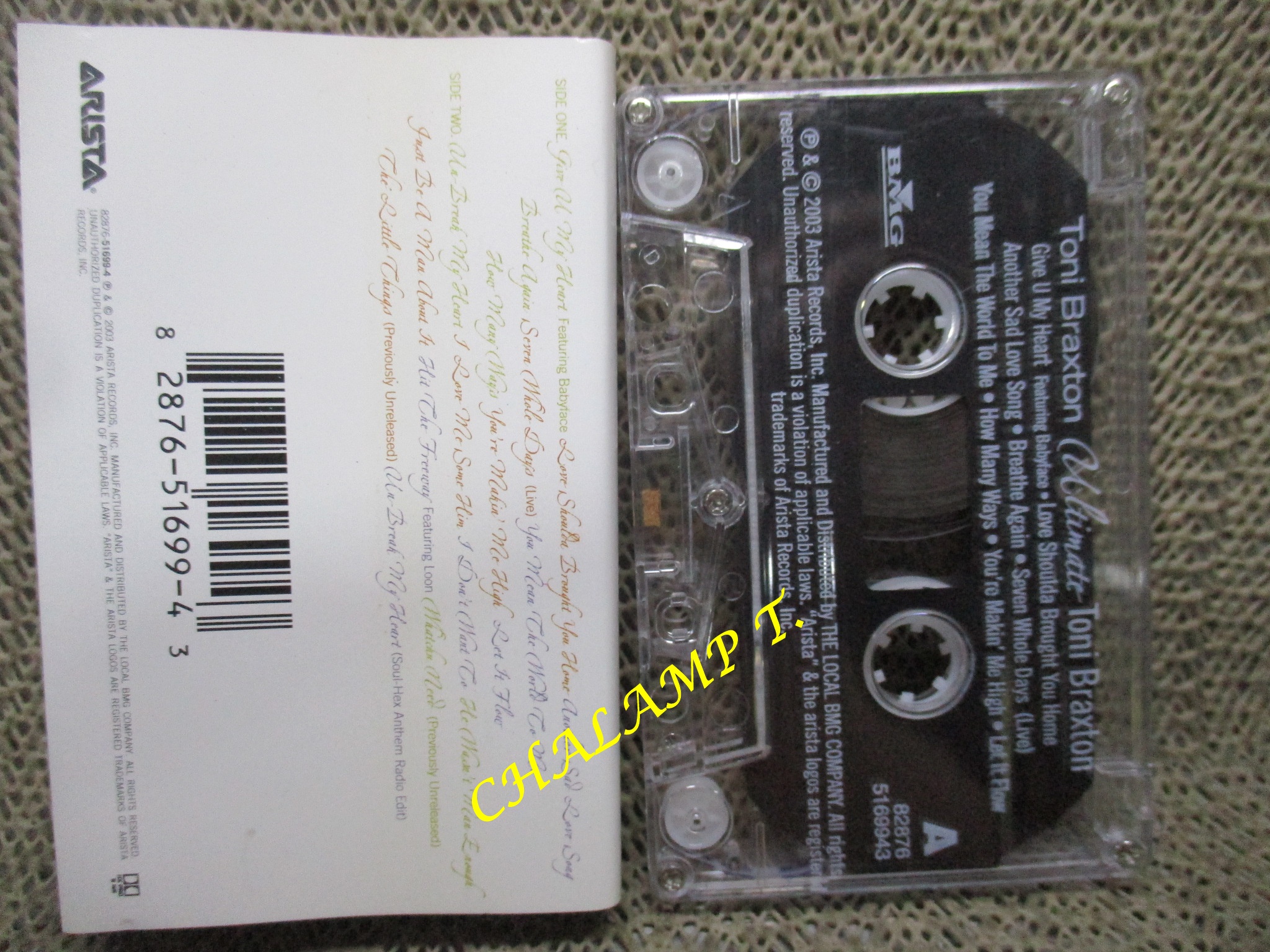 เทปเพลงสากล Toni Braxton - Ultimate