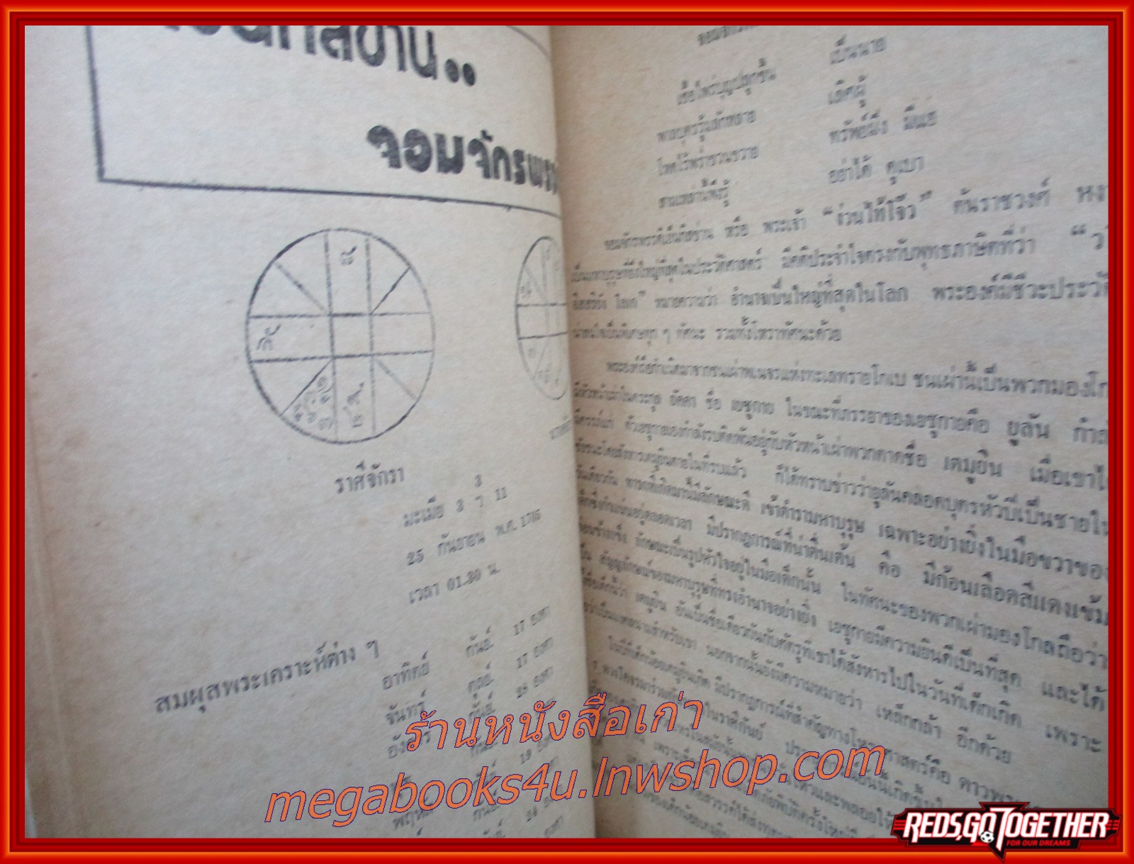 โหราศาสตร์ ภารตะ-ไทย ของอาจารย์ ปรเมศวร์ วัชรปาณ ฉบับที่ 1-5 ปี 2518 ตำหนิ สันปก กระดาษเคลือบเริ่มหลุดร่อนประปราย