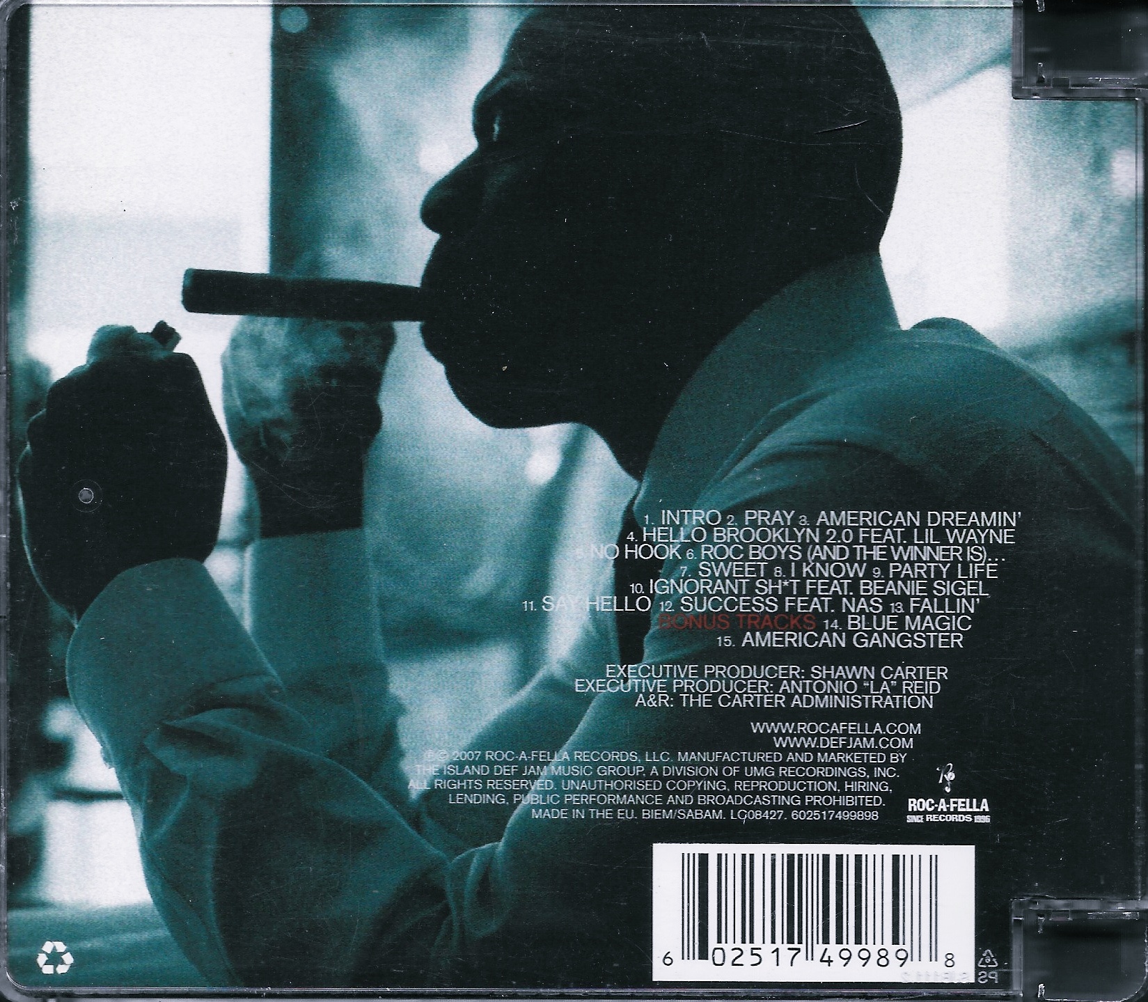 CD,Jay-Z - American Gangster (2007)(EU)