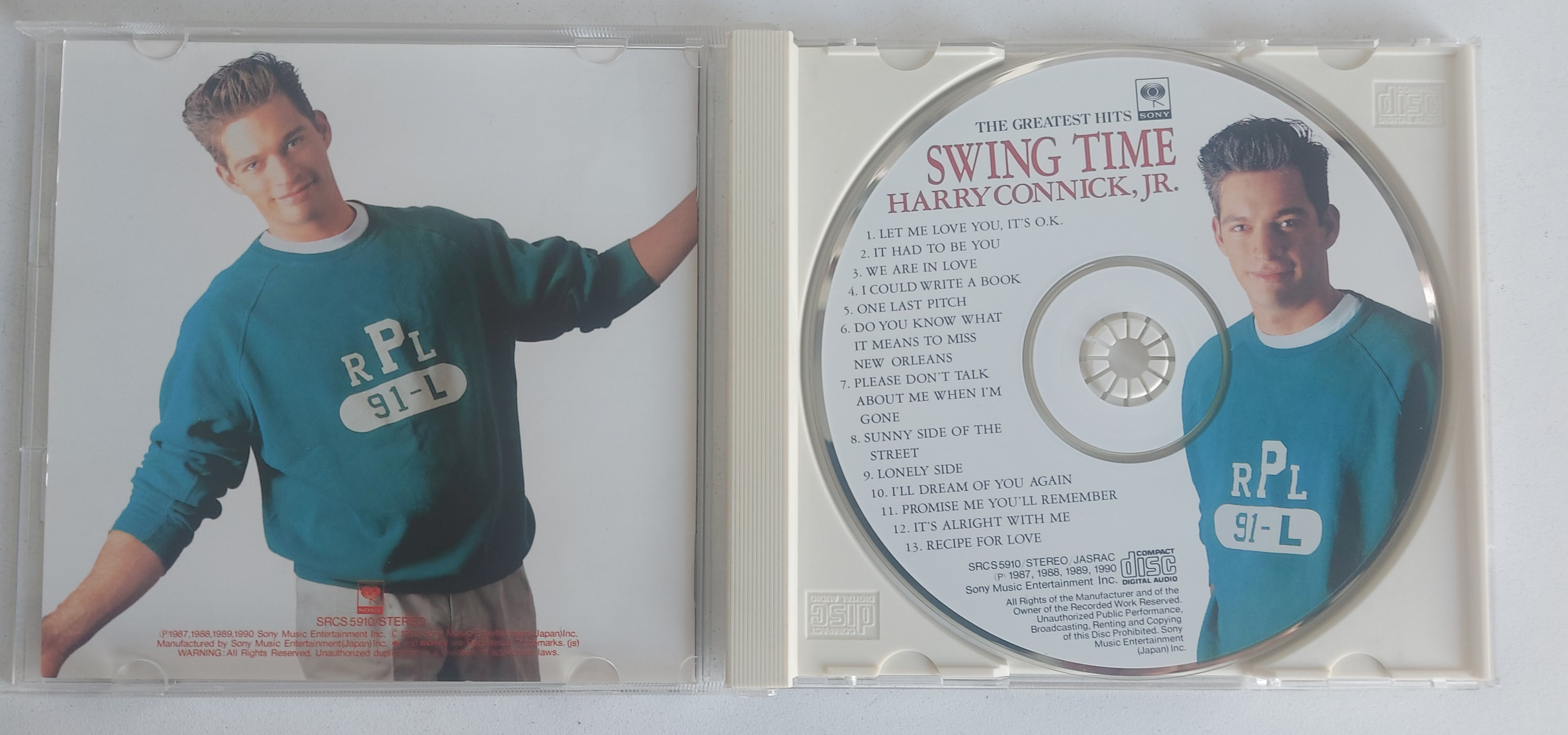 Used CD,Harry Connick Jr. - Swing Time (A+)(1992)(Japan)