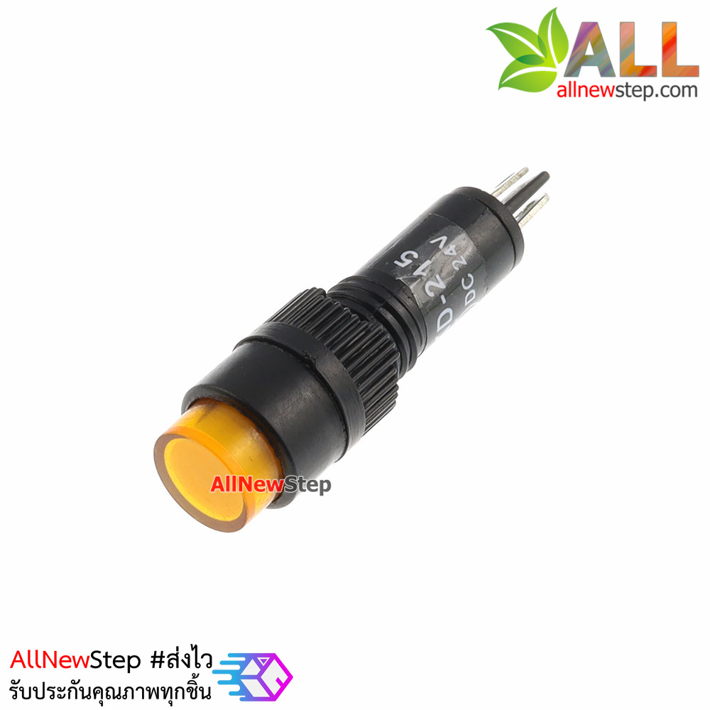 NXD-215 ไฟ LED signal สำหรับติดแผงควบคุม สีส้ม 24VDC