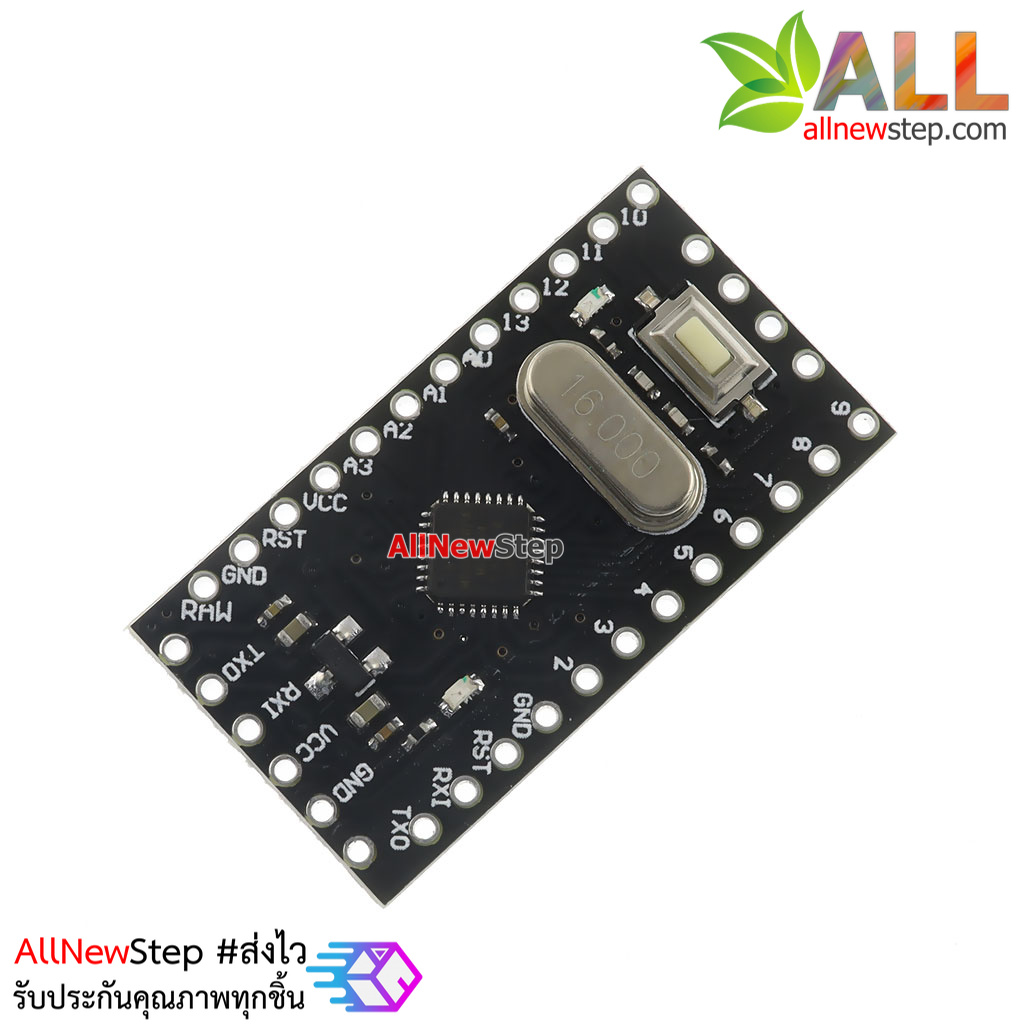 Pro mini Atmega168P 5V 16Mhz บอร์ด Arduino Compatible