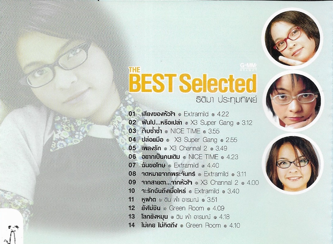 CD,แอน ธิติมา ชุด The Best Selected ผลงานที่ดีที่สุด(Ann Thitima)(2545)