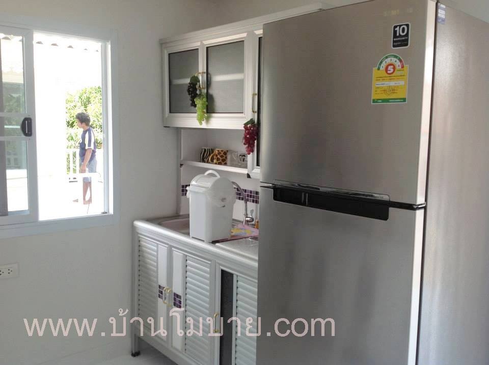 บ้านน็อคดาวน์ ขนาด 4*6 เมตร พร้อมระเบียง 2*6 เมตร (1 ห้องนอน 1 ห้องน้ำ 1 ห้องนั่งเล่น)