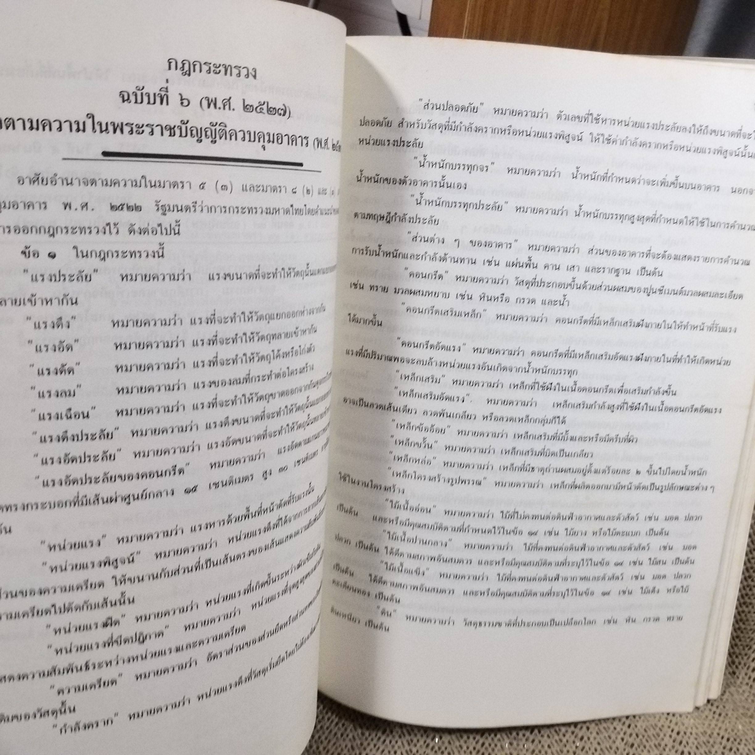 หนังสือ กฎหมายก่อสร้าง สัญญาและบทบัญญัติว่าด้วยการก่อสร้าง / นรินทร์ เนาวประทีป / ไม่มีข้อความขีดเขียน