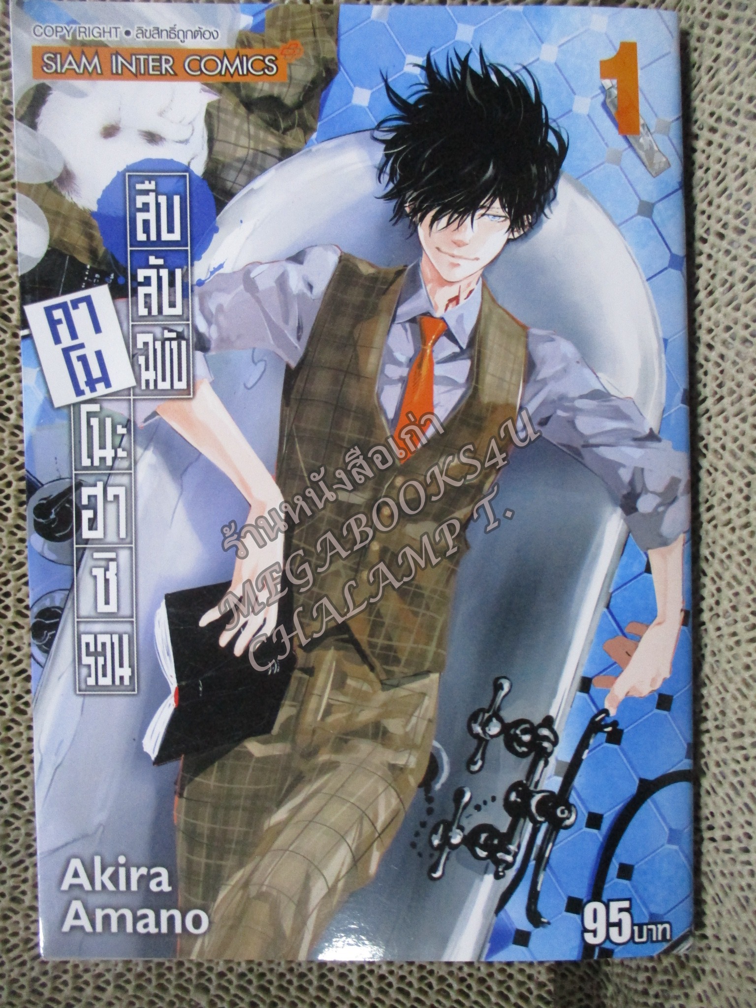 สืบลับฉบับคาโมโนะฮาชิ รอน เล่มที่01 โดย AKIRA AMANO / สภาพดี /