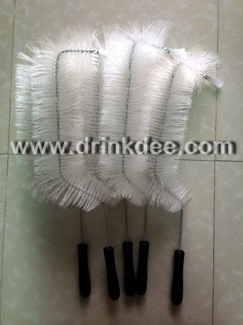 แปรงโค้งใหญ่ล้างถังภายใน