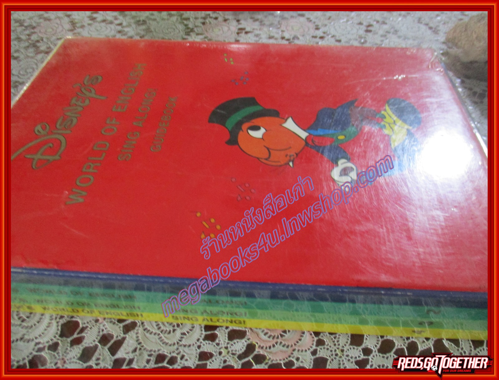 หนังสือเสริมทักษะภาษาอังกฤษ การ์ตูนดิสนีย์ Walt Disney WORLD OF ENGLISH ชุด SING ALONG! ครบชุด4เล่ม