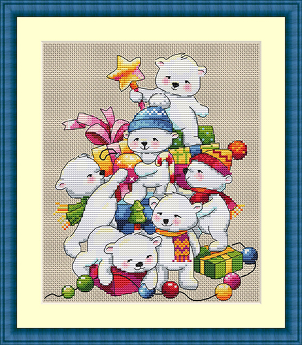 Merejka ชุดปัก Christmas Bears