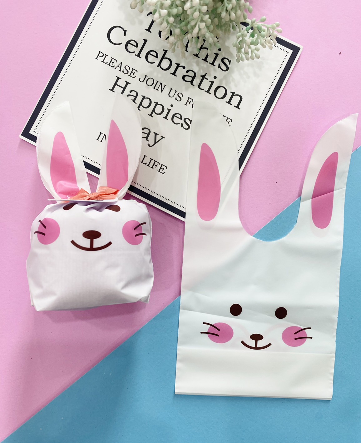 ราคาพิเศษ !! ผ้าขนหนูนาโนแพ็คถุงหูกระต่าย