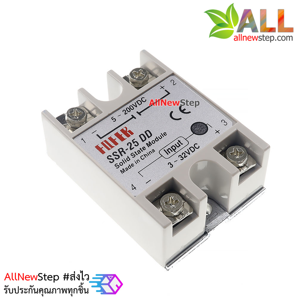 Relay 25DD ssr-25dd relay รีเลย์แบบไร้สัมผัส 5-200VDC 5A