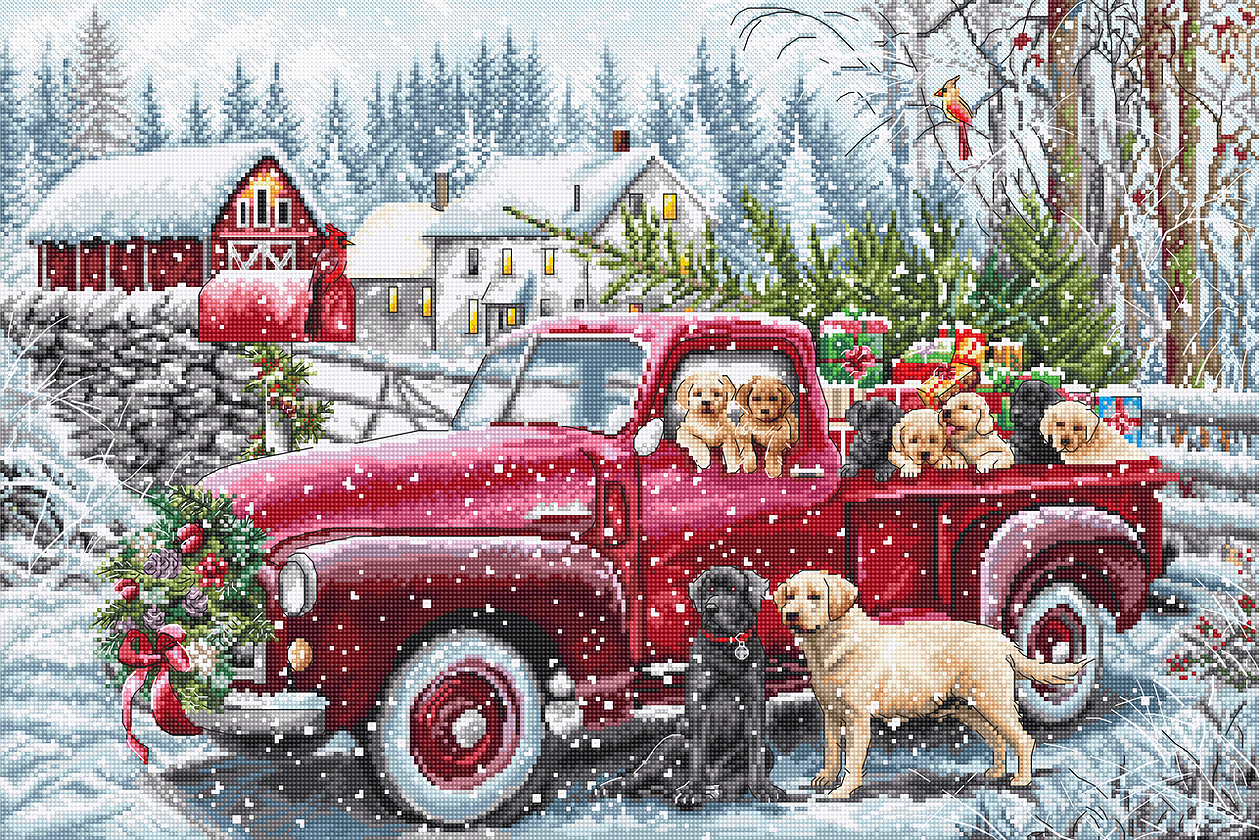 Letistitch ชุดปัก Christmas Delivery