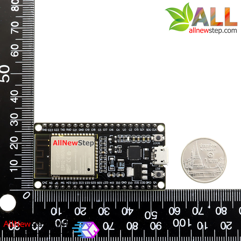 บอร์ด ESP32 NodeMCU Goouuu ESP32 DEVKIT Wi-Fi and Bluetooth แบบ 38 ขา