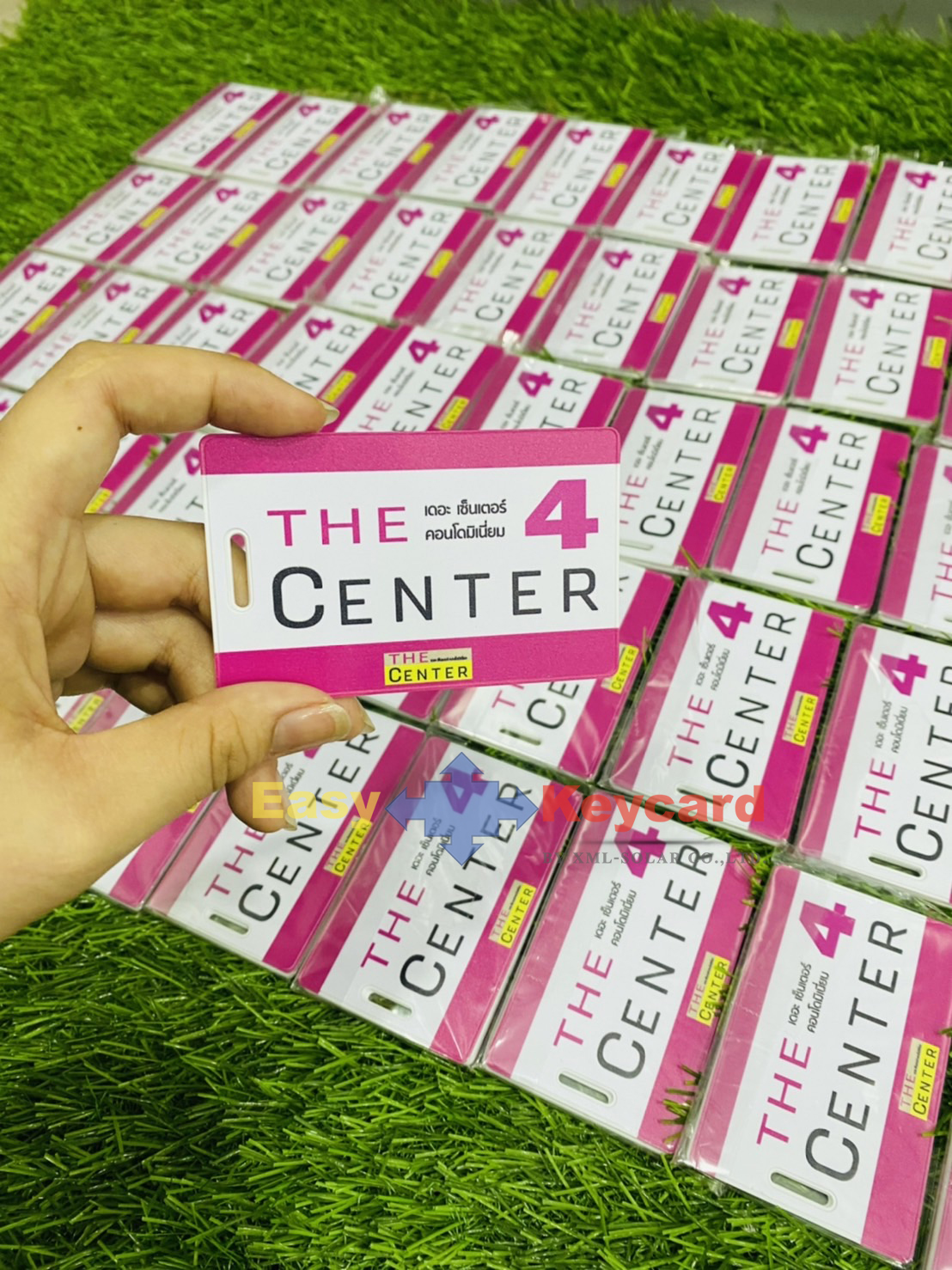 ค่าบริการสกีนบัตร 1 ด้าน (100 ใบ)