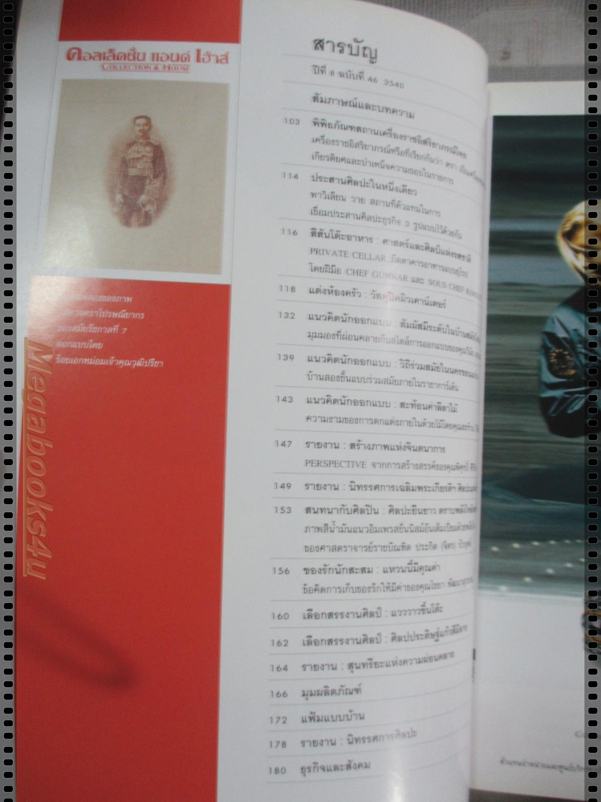 นิตยสารคอลเล็คชั่น แอนด์ เฮ้าส์ ฉบับที่46 พ.ศ.2540