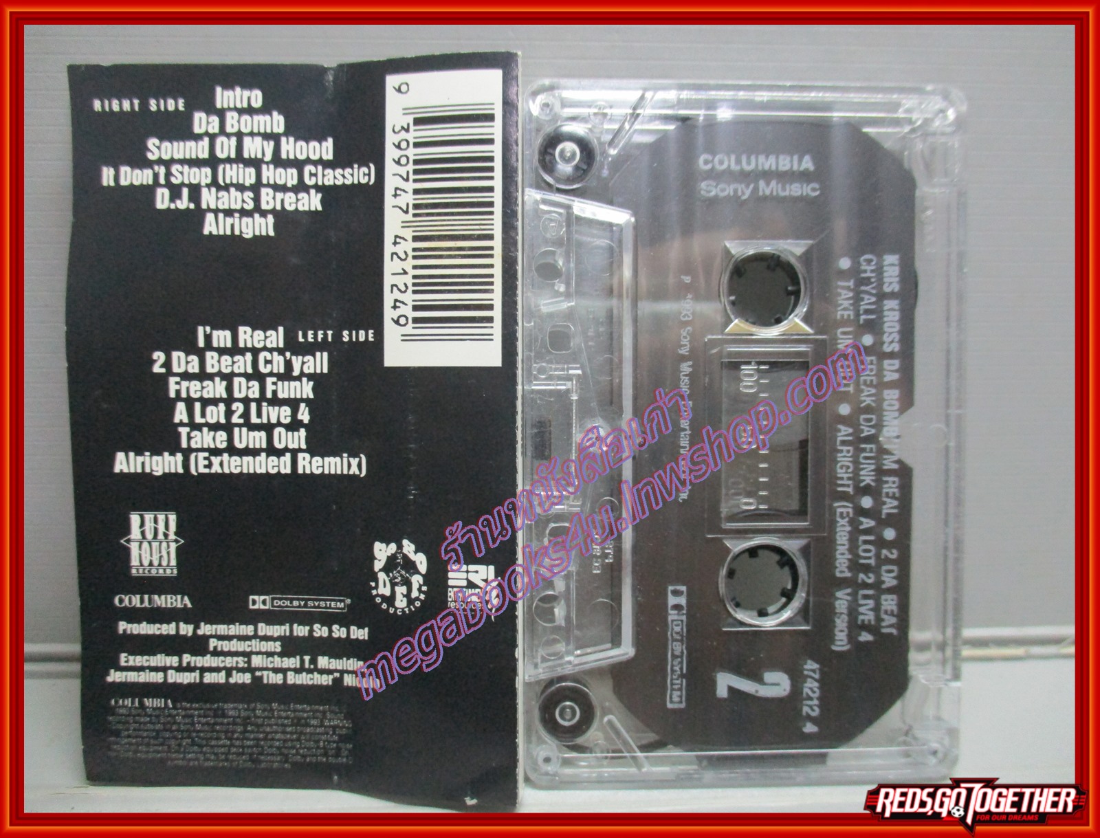 เทปเพลงสากล KRIS KROSS อัลบั้ม DA BOMB
