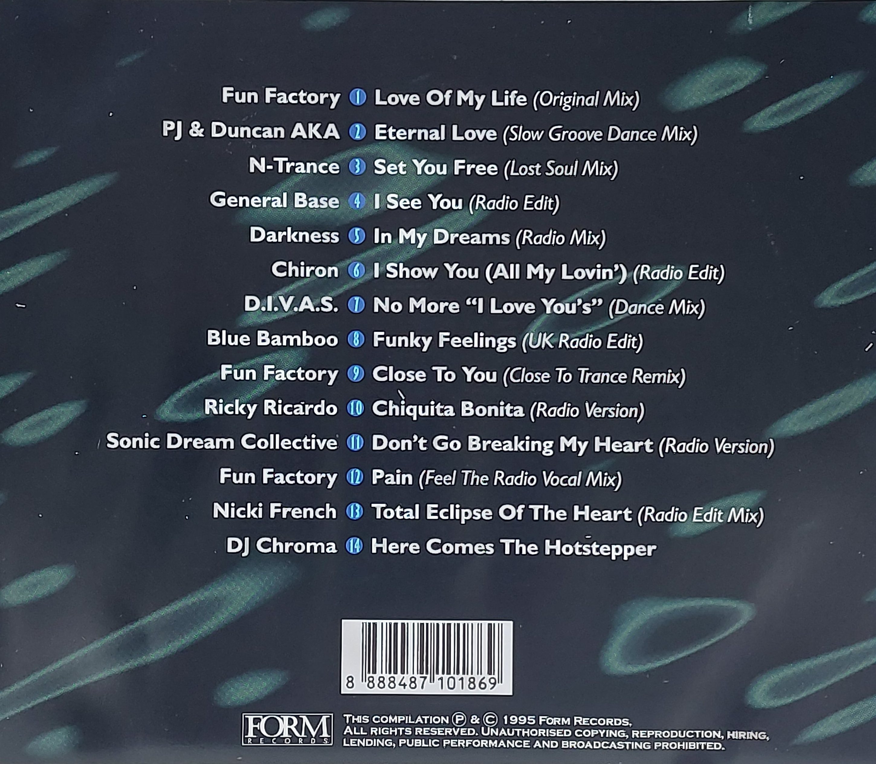 CD,POWER DANCE 1995 volume 2 (Various Artists)(1995)(Singapore)