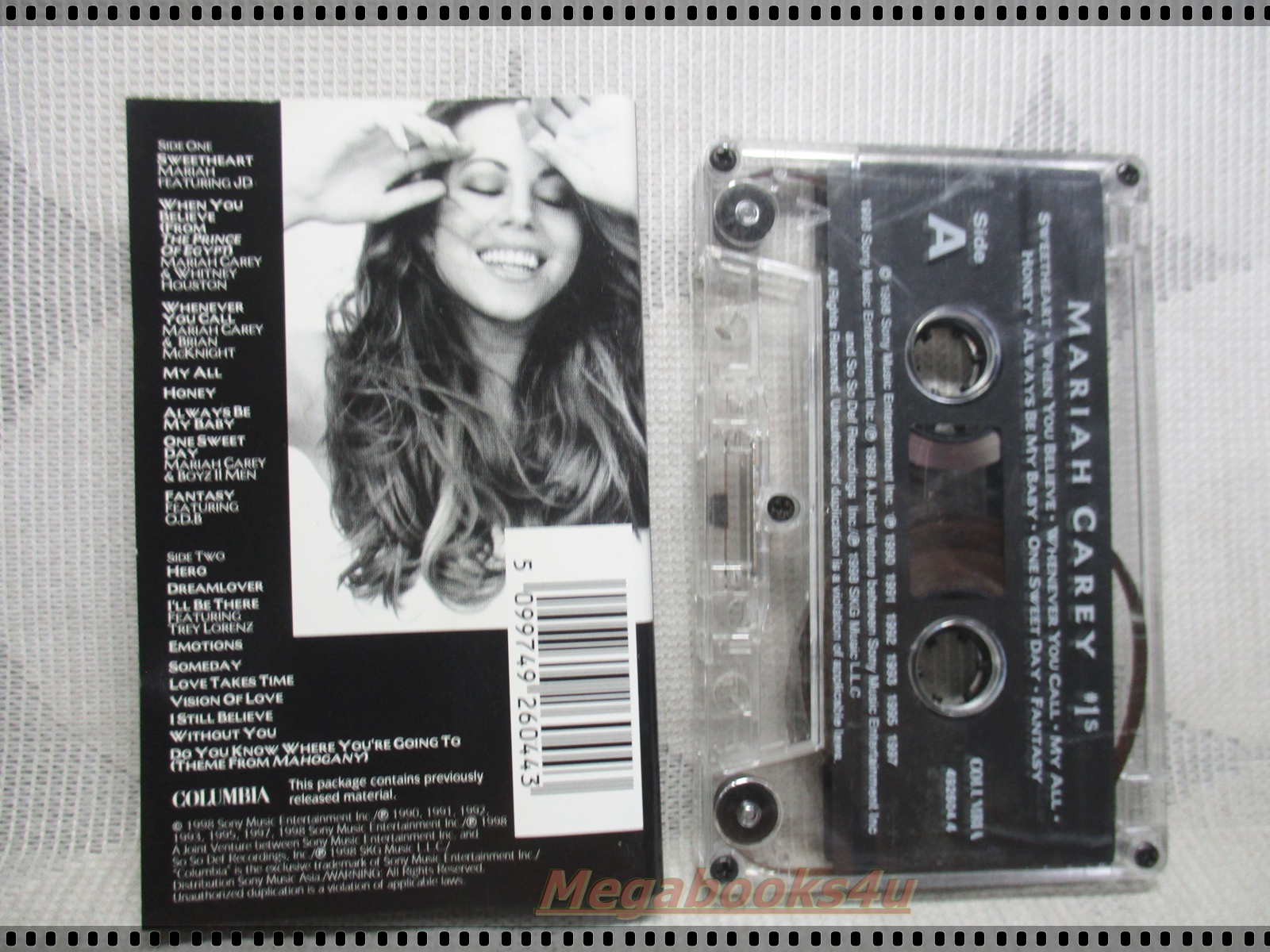 เทปเพลงสากล MARIAH CAREY / 1s