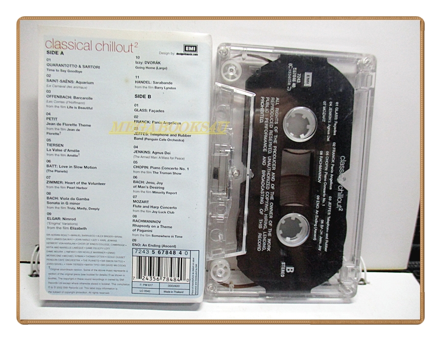 ขายเทปเพลงเก่า CLASSICAL CHILLOUT 2