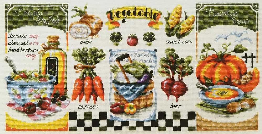 Soda ชุดปัก Vegetable Garden