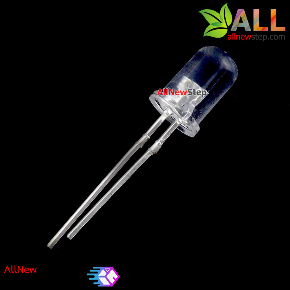 Transparent 5mm LED package ชุด LED 5 สีแบบใส อย่างละ 10 ชิ้น รวม 50 ชิ้น