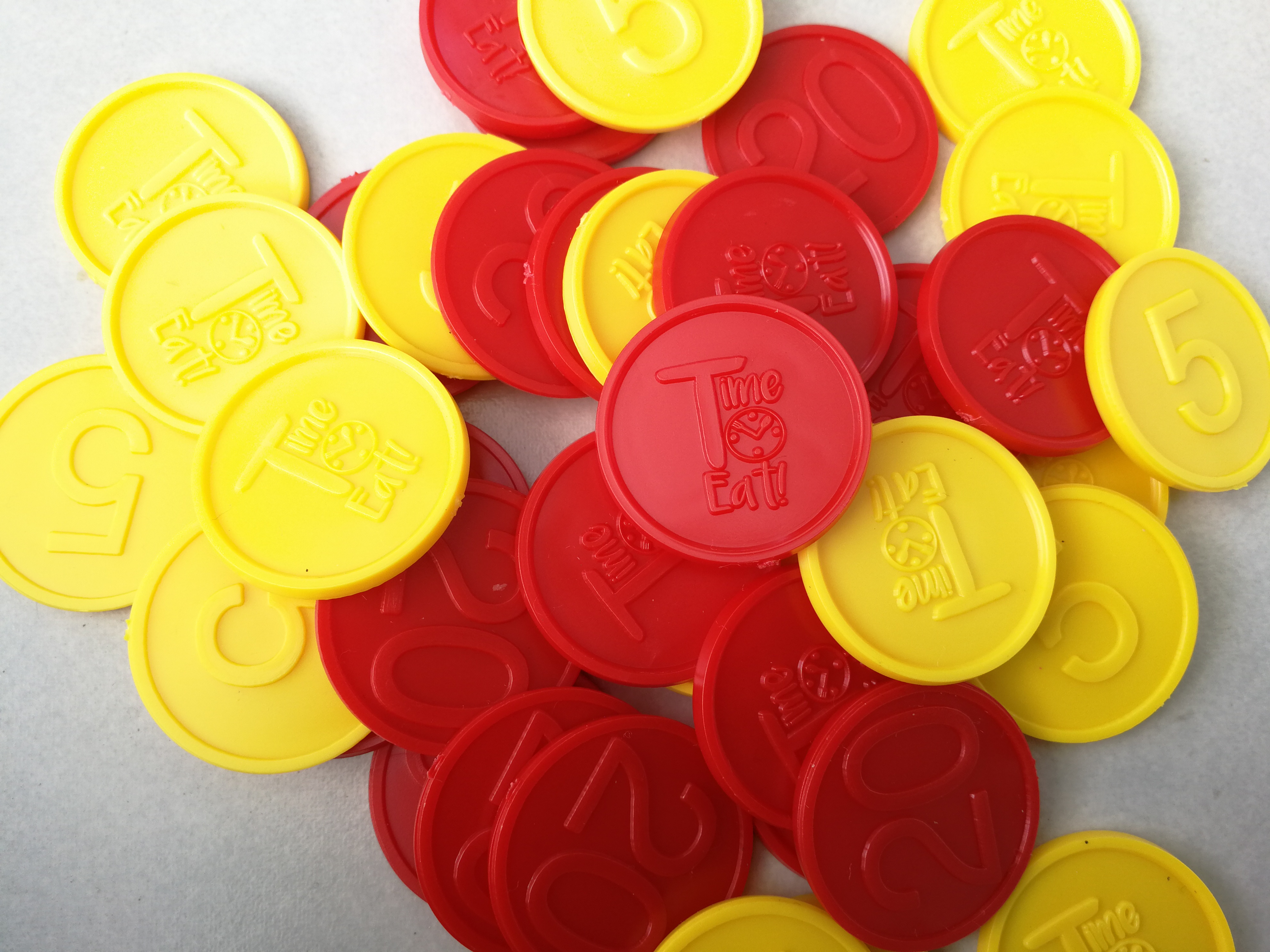 เหรียญชิพฉีดนูน TimeToEat!