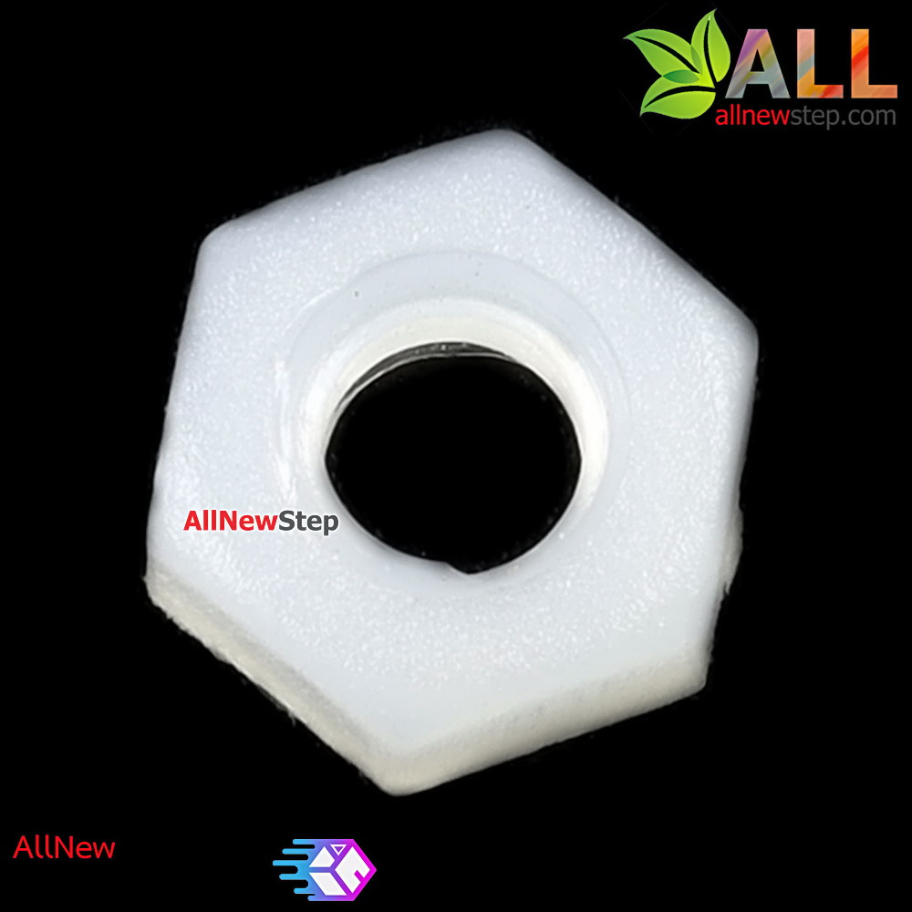 Hex Nylon Nut M3 จำนวน 1 ชิ้น