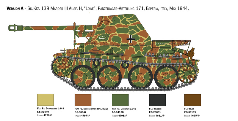 1/35 Marder III Ausf. H Sd. Kfz.138