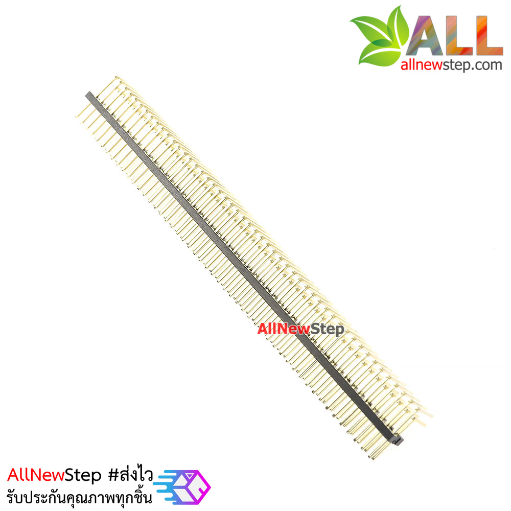 ก้างปลา 2x50 แบบฉาก ระยะห่างขา 1.27mm Spacing 1.27MM Double row 50p