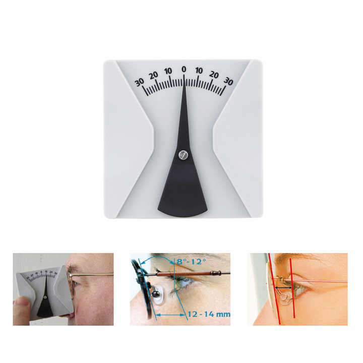 โปรแทรกเตอร์ Protractor วัดมุมเทหน้าแว่นตา