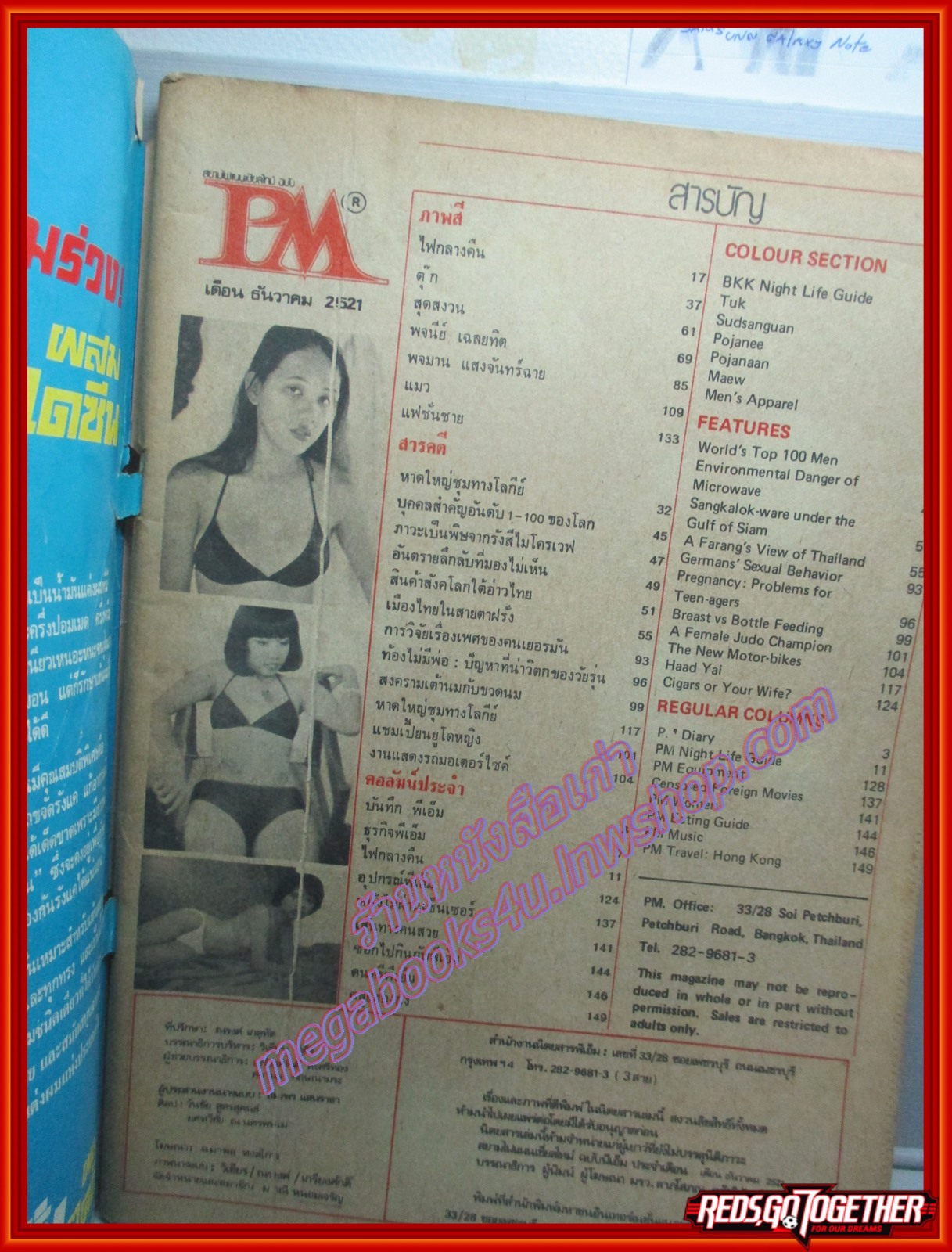 นิตยสารPM ฉบับที่xx เดือน ธันวาคม ปี2521