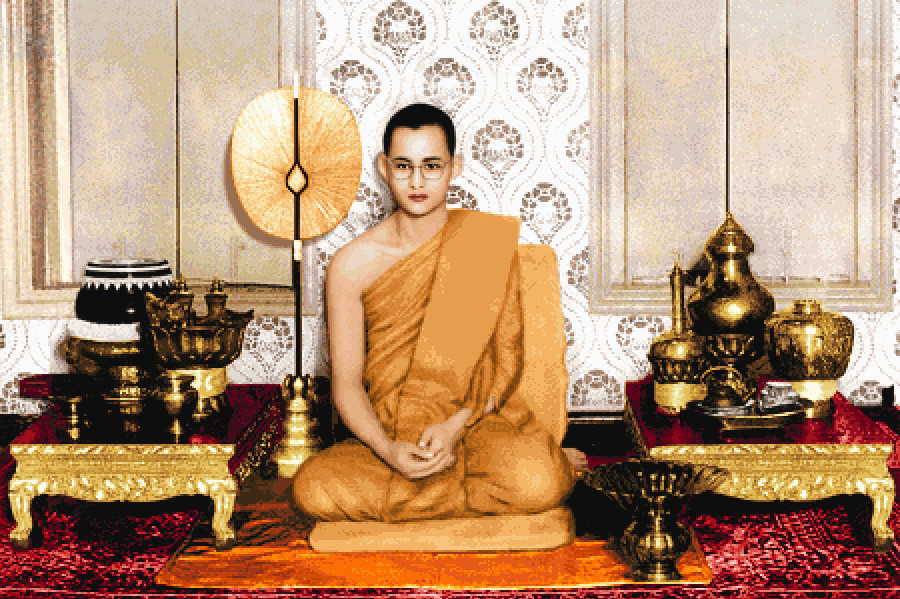Pinn ในหลวง ร.๙ ทรงผนวช