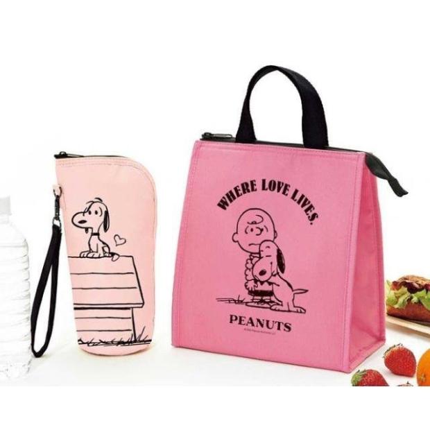 PEANUTS SNOOPY กระเป๋าฉนวนเก็บความร้อน -เย็น และที่ใส่ขวด