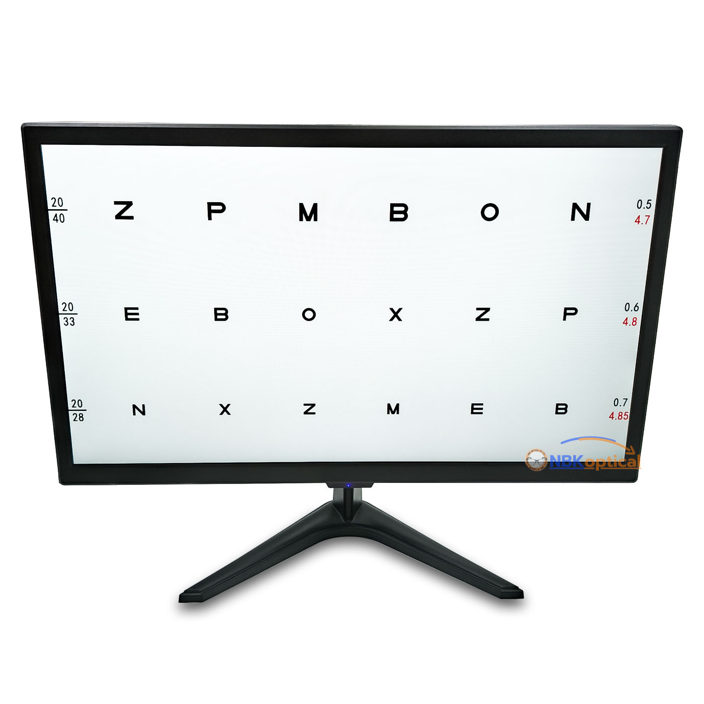 จอ LED Visual Auto Charts 21 "K215" จอวัดสายตาระบบดิจิตอล ( ฐานรูปตัวV )
