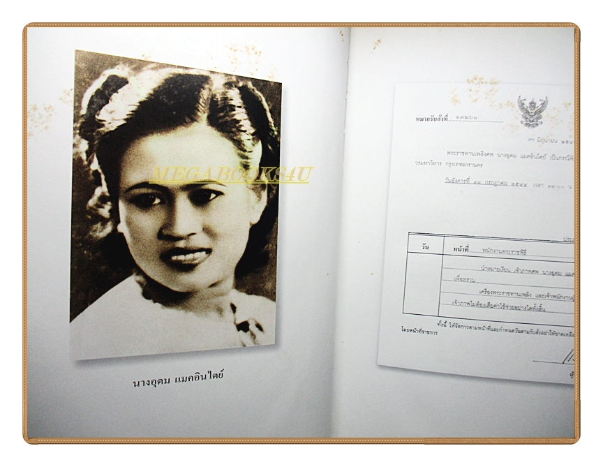 อนุสรณ์ในงานพระราชทานเพลิงศพ นางอุดม แมคอินไตย์ ปี2544 (คุณแม่ของเบิร์ด ธงไชย แมคอินไตย์)