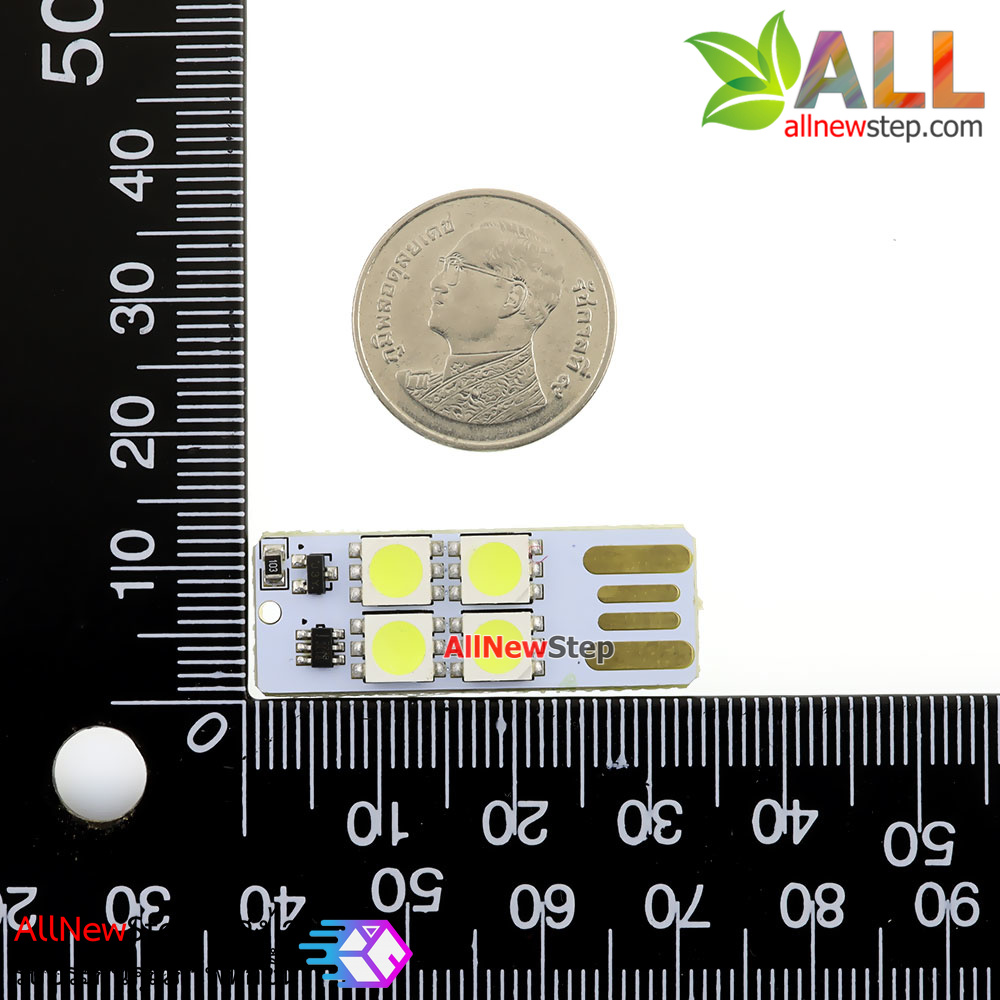 ไฟฉาย usb แบบสัมผัส MINI Touch Switch USB 4 LED