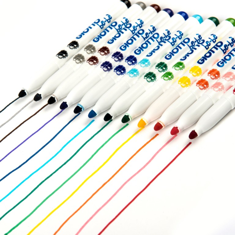 ปากกาเมจิกแท่งจัมโบ้ 6 สี GIOTTO BE-BE