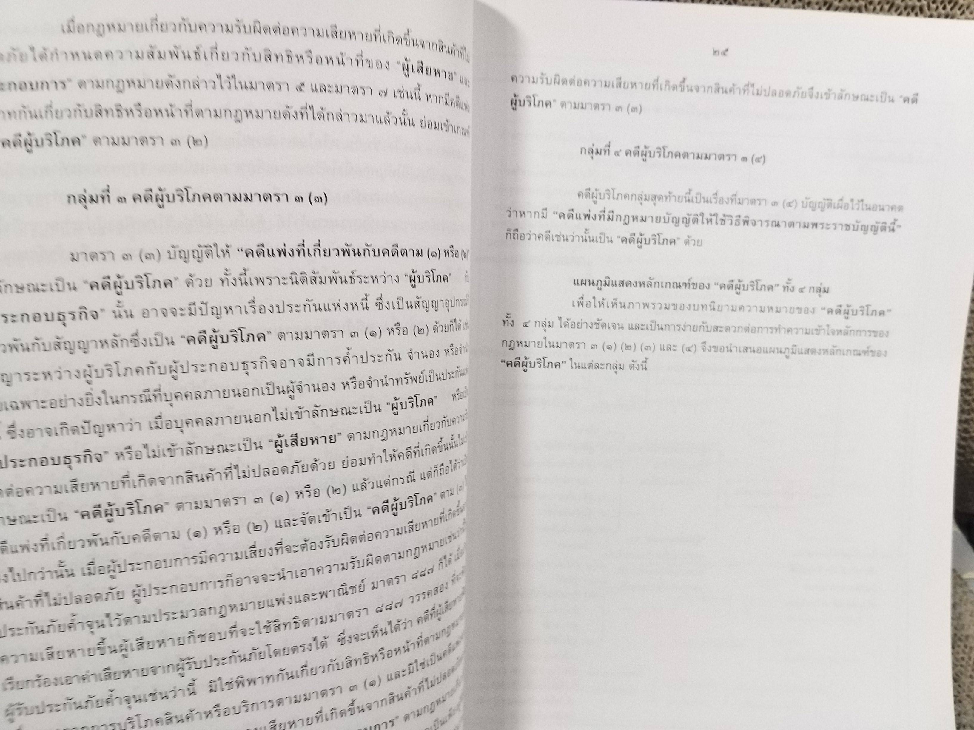 หนังสือ กฎหมายวิธีพิจารณาคดีผู้บริโภค ตามพระราชบัญญัติวิธีพิจารณาคดีผู้บริโภค / ธานิศ เกศวพิทักษ์