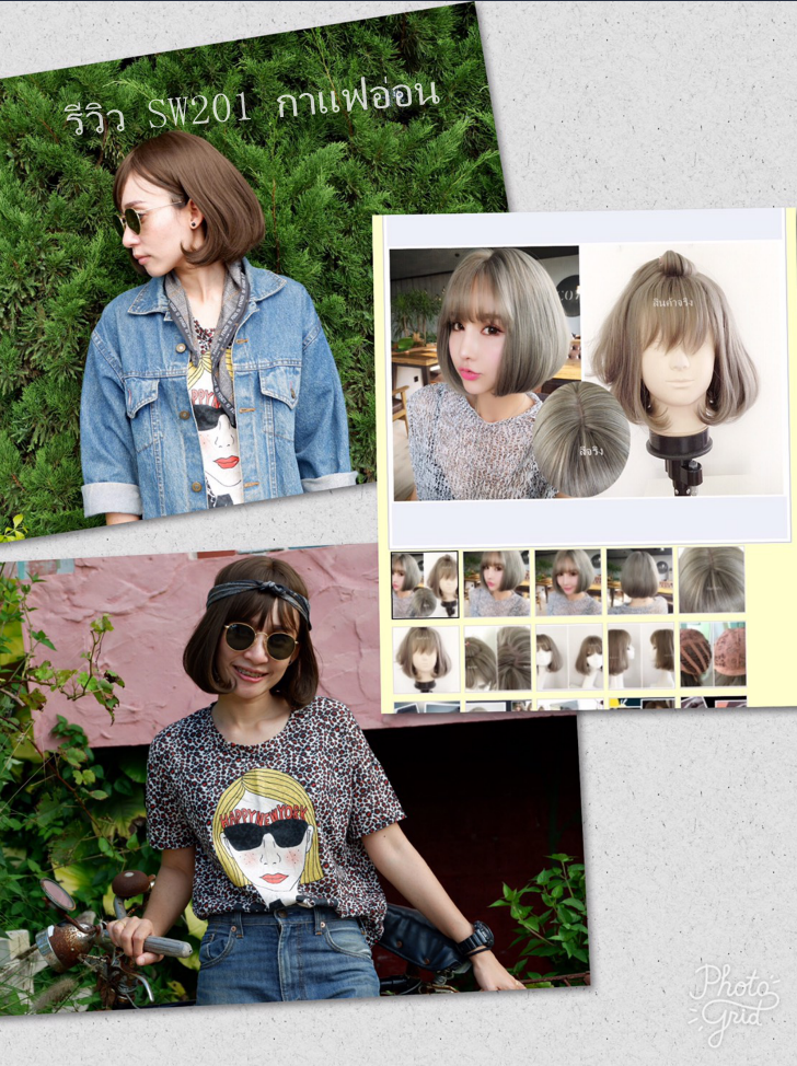 SW201 วิกผมหนังศรีษะกว้าง หน้าม้า ทรงผมสวย น่ารักมากๆคะ เอาใจคนชอบทำสีผม หนังศรีษะเหมือนจริง ใส่เนียนมากๆ คอนเฟิมจ้า เส้นผมไม่มีความเงา( ทรงผมเเละเส้นผมเหมือนจริงเกือบ 100% )