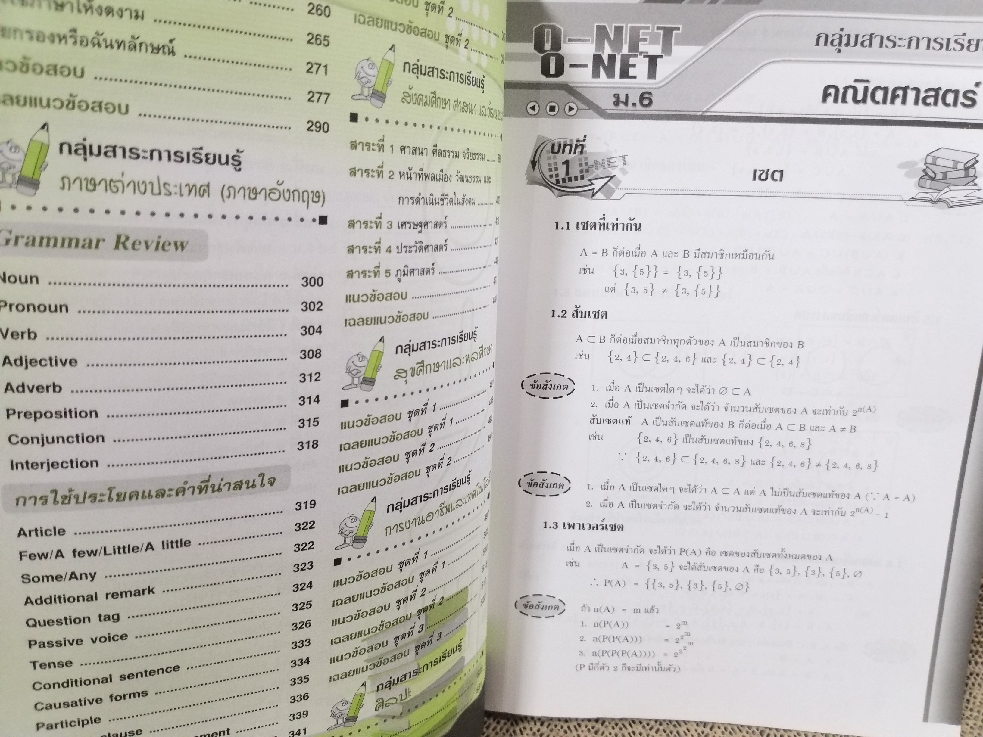 คู่มือเตรียมสอบ O-NET ม.6 ฉบับสมบูรณ์ (มือสองบ้าน) (สภาพ80-90%) / ภายในสะอาด ไม่มีข้อความขีดเขียน เปิดน้อย