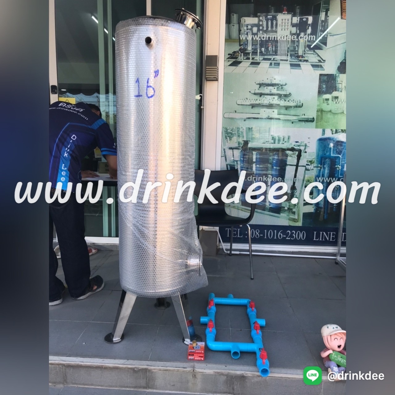 ถังกรองสแตนเลส 6-60 นิ้ว