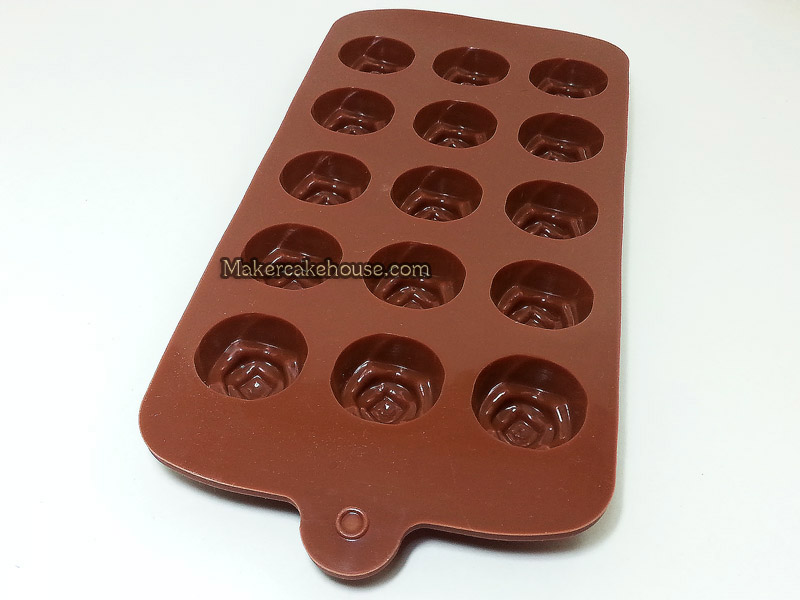 พิมพ์ซิลิโคนรูปดอกกุหลาบขนาดเล็ก