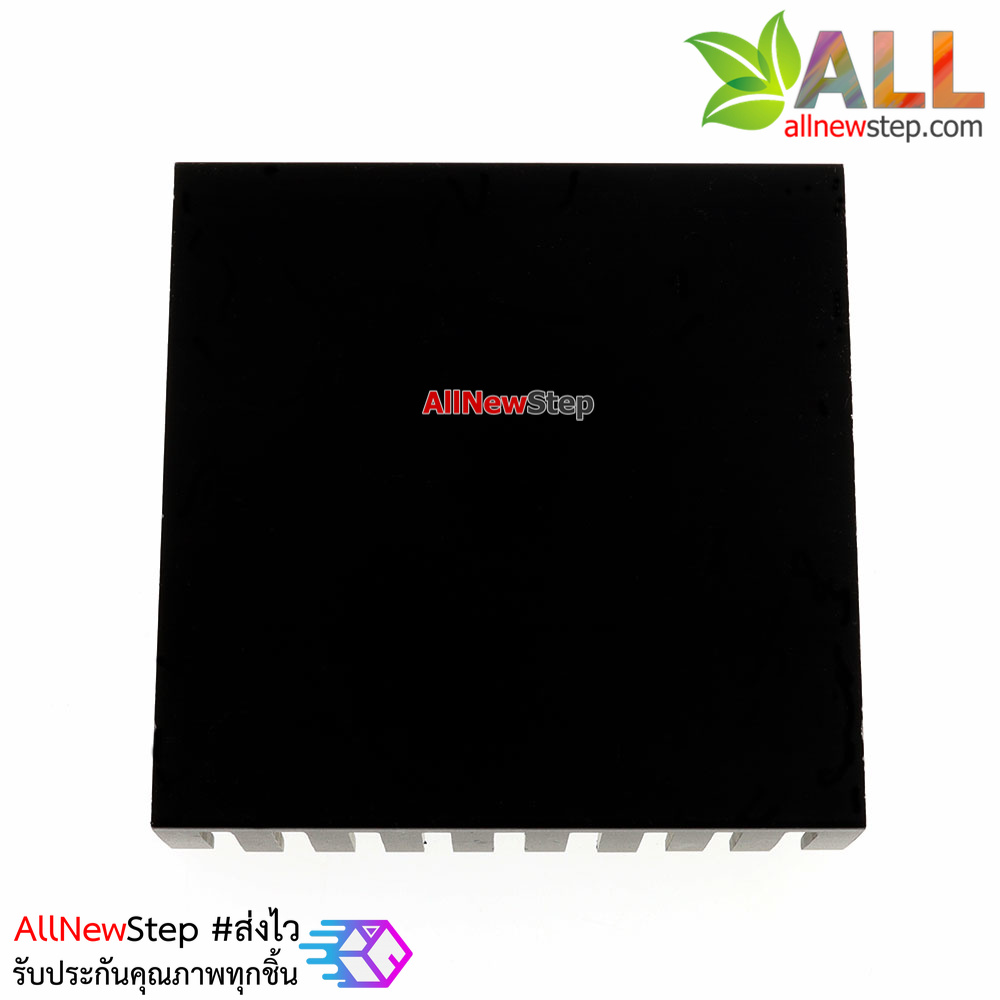 แผ่นระบายความร้อนขนาด 40x40x10mm สีดำ